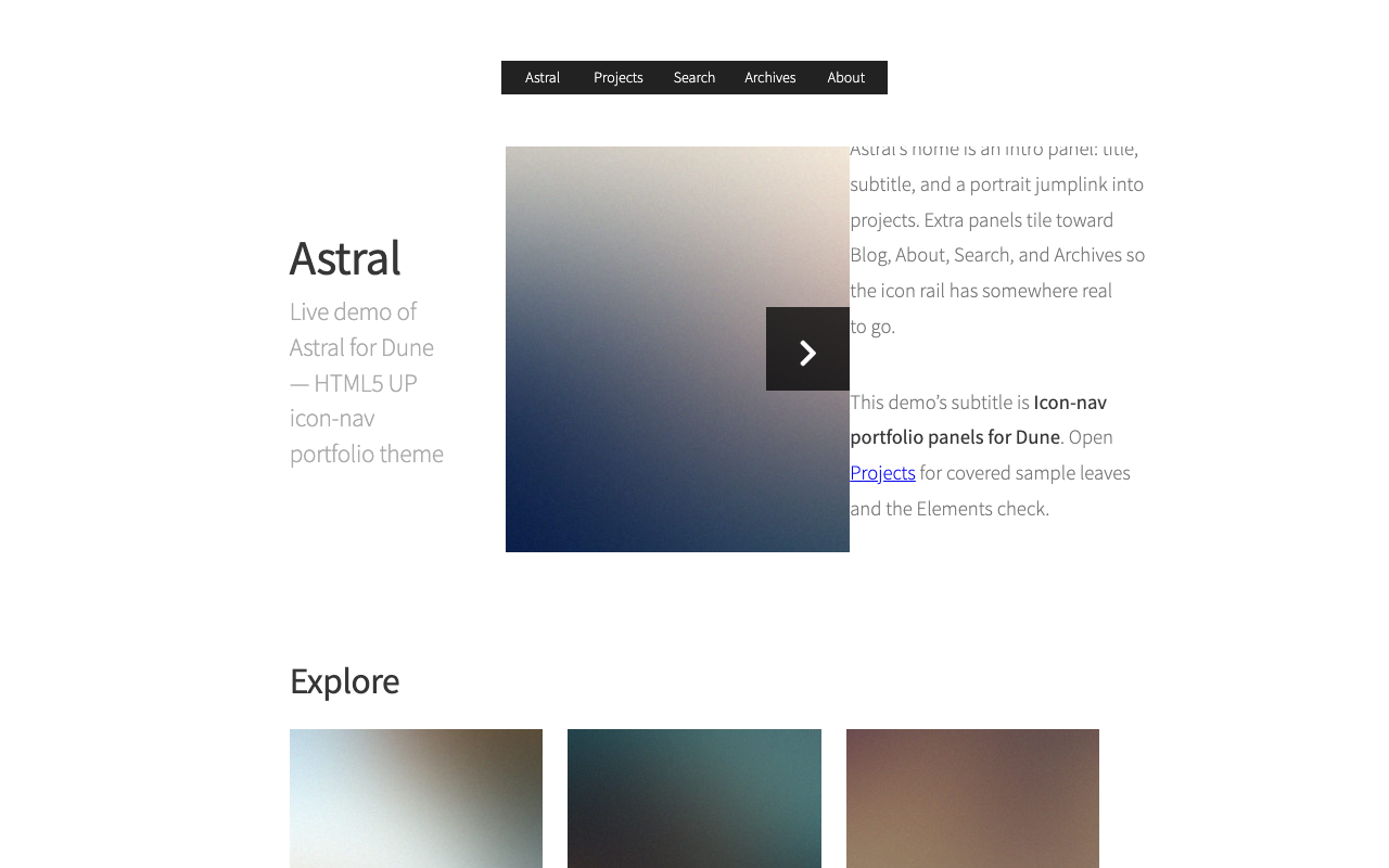 Astral screenshot