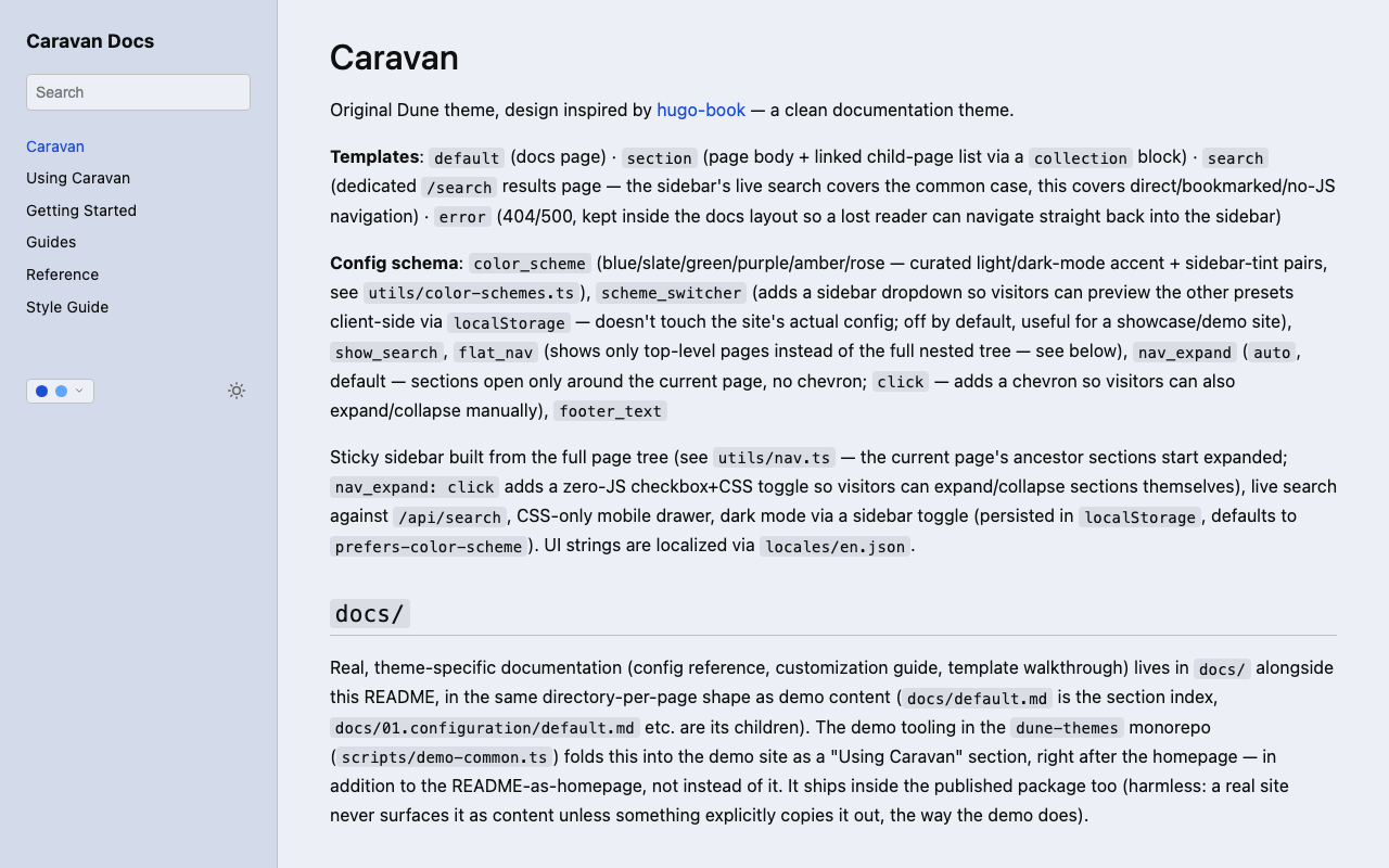 Caravan screenshot