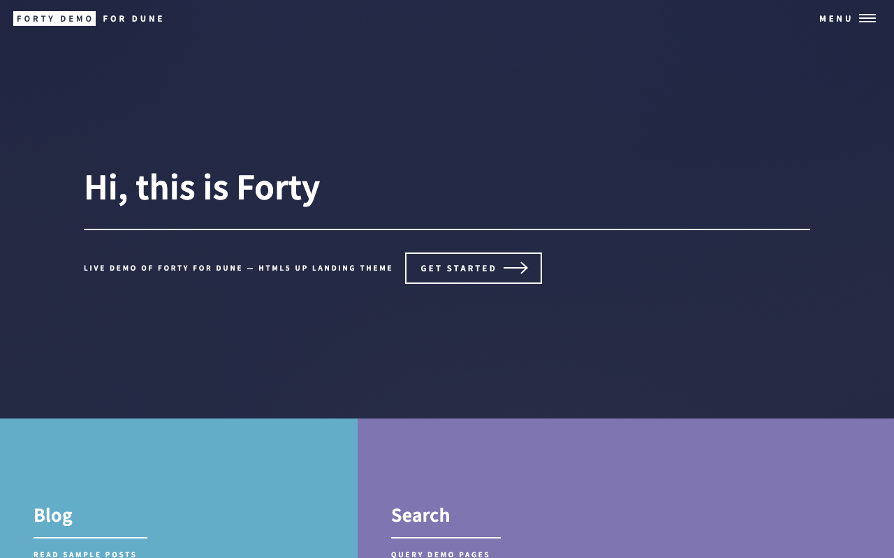 Forty screenshot